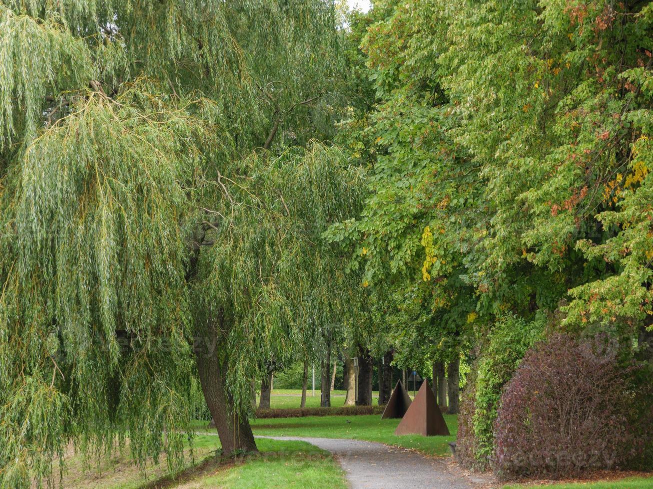 The city of Coesfeld at the river berkel in germany photo
