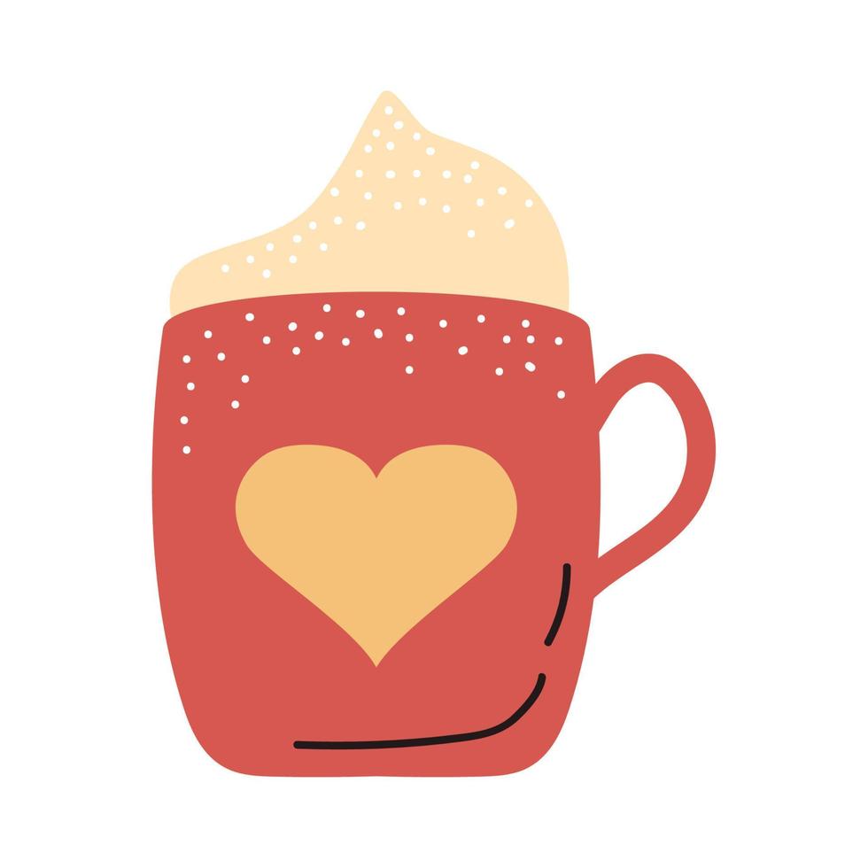 drink in love cup vector