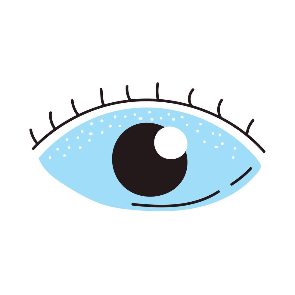eye human dodle vector