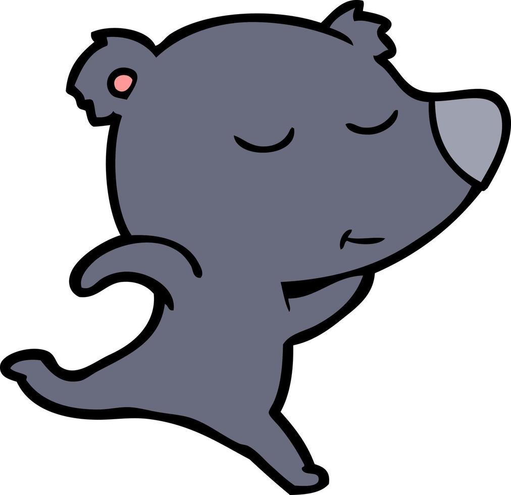 bear cartoon chraracter vector