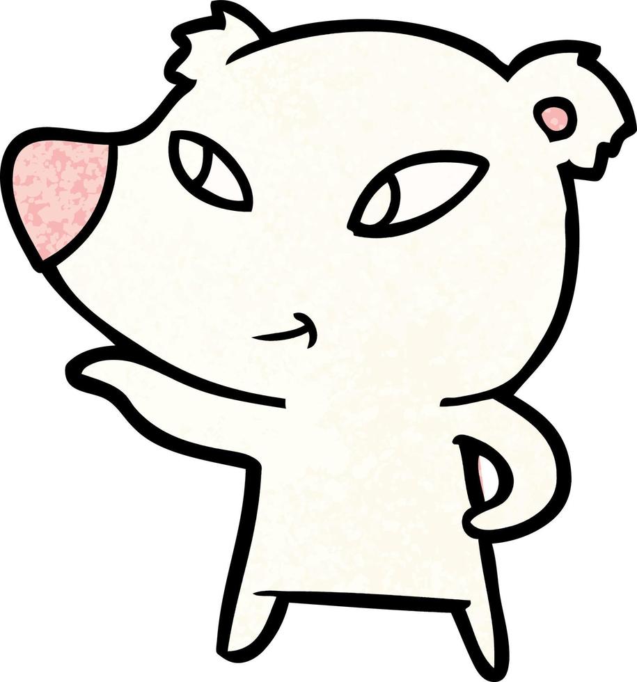 polar bear cartoon vector