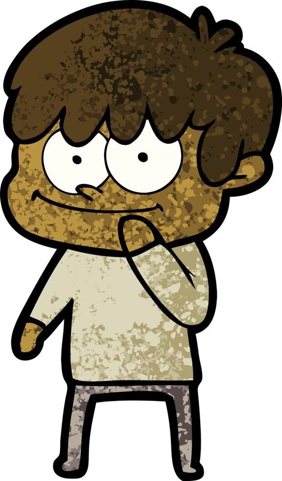 happy cartoon man vector