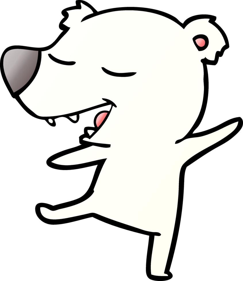 polar bear cartoon vector