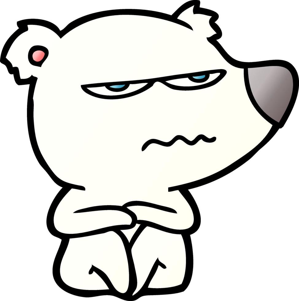 polar bear cartoon vector