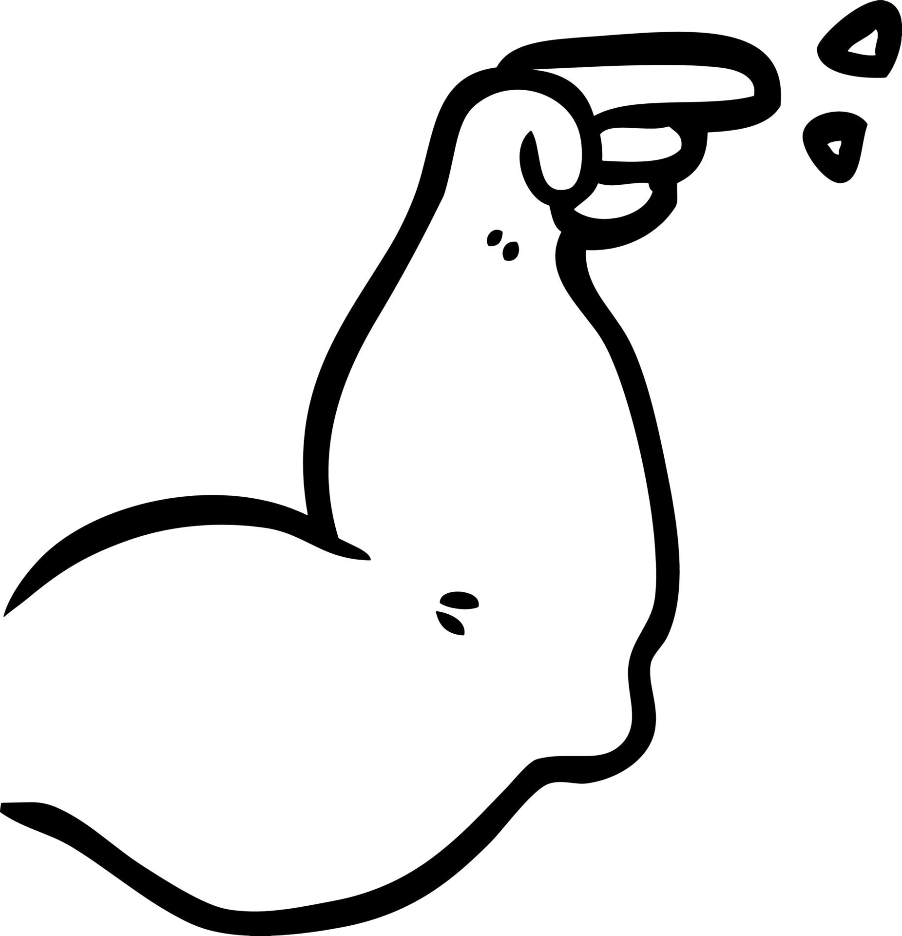 cartoon muscular arm pointing 12380886 Vector Art at Vecteezy