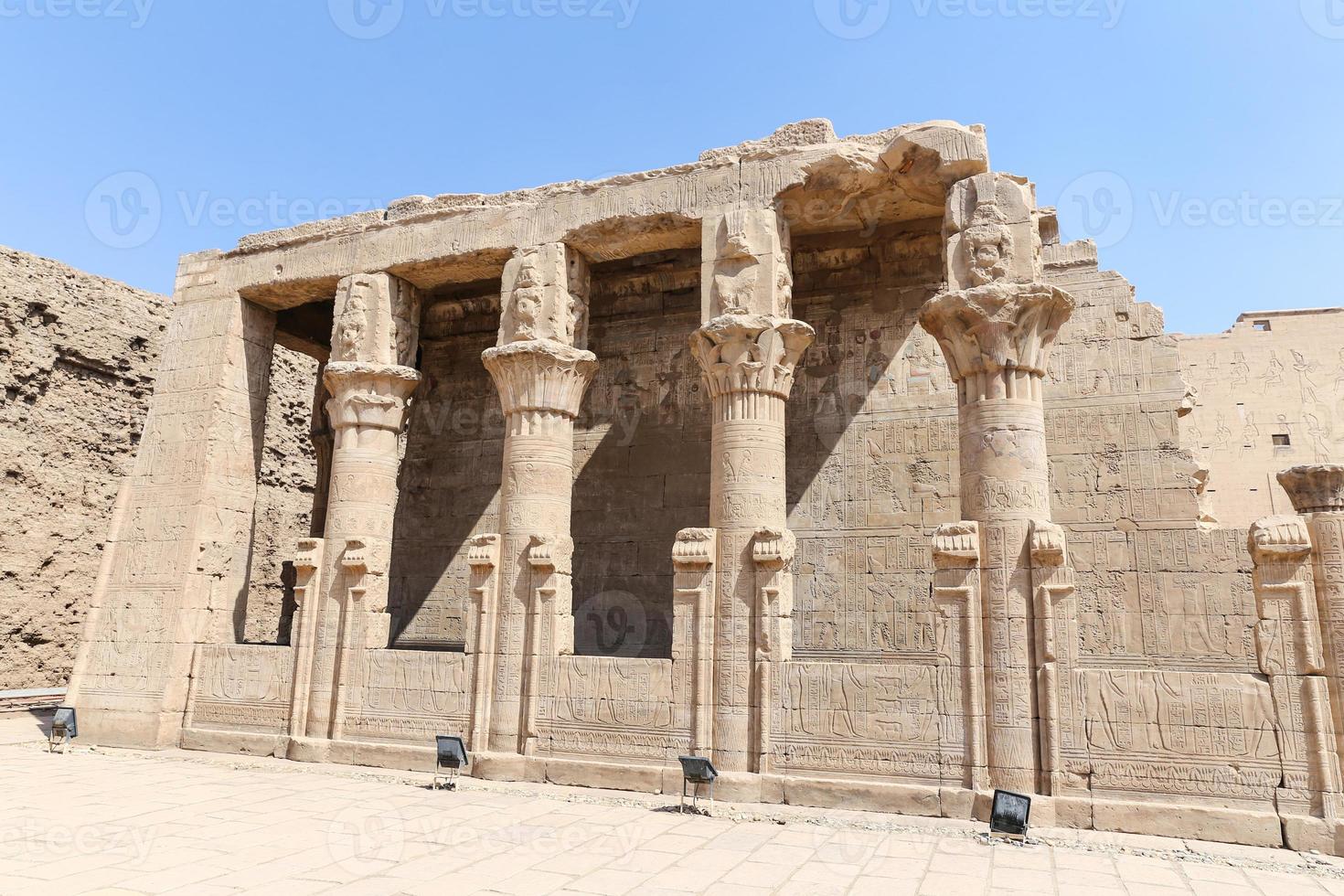 Building in Edfu Temple, Edfu, Egypt photo