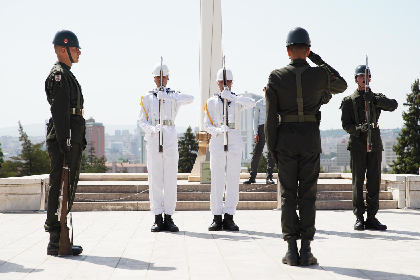 Anitkabir mausoleum of Mustafa Kemal Ataturk in Ankara, Turkiye photo