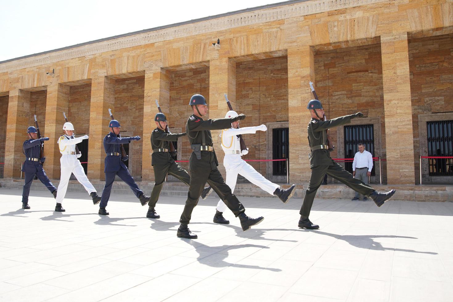 Anitkabir mausoleum of Mustafa Kemal Ataturk in Ankara, Turkiye photo