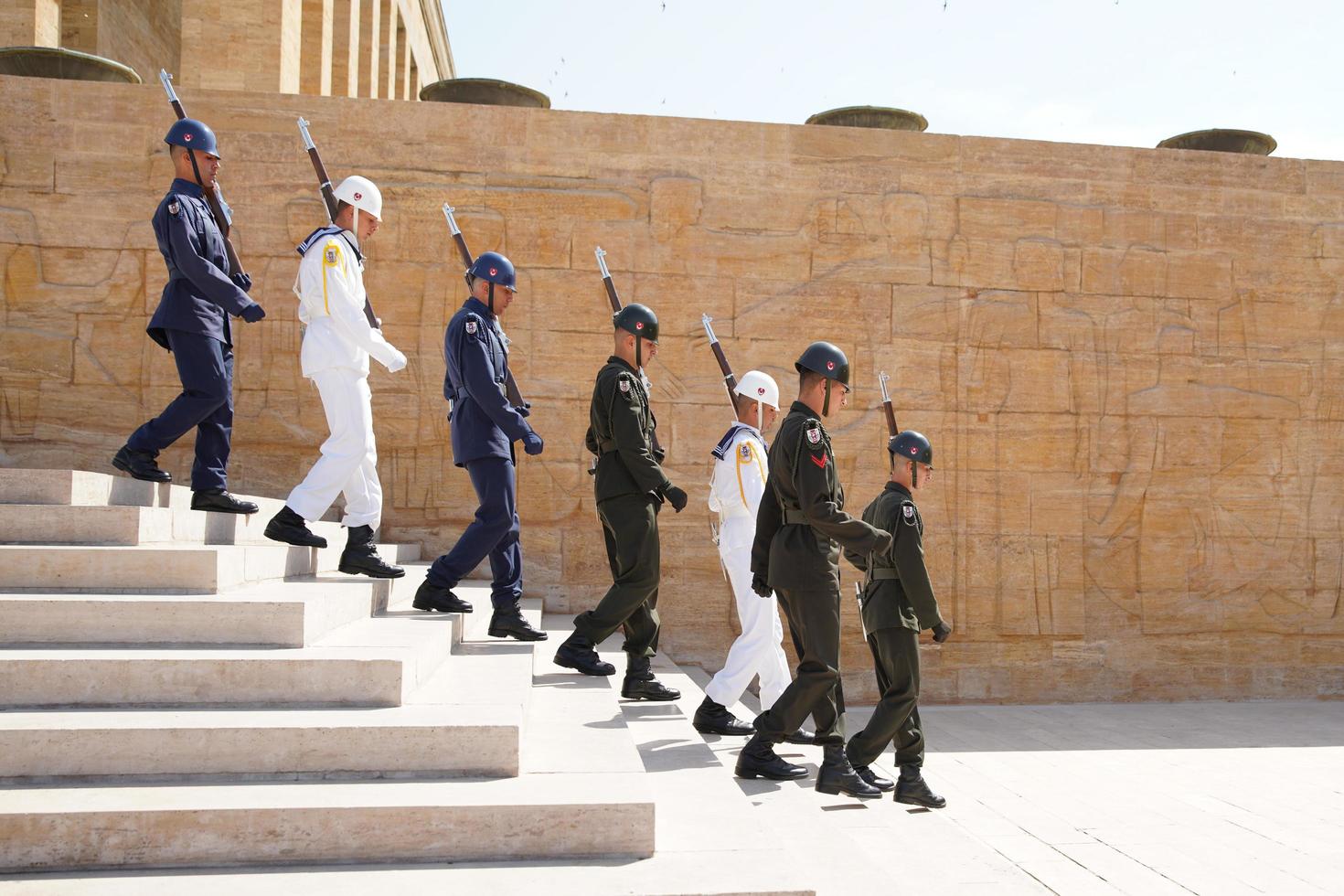 Anitkabir mausoleum of Mustafa Kemal Ataturk in Ankara, Turkiye photo