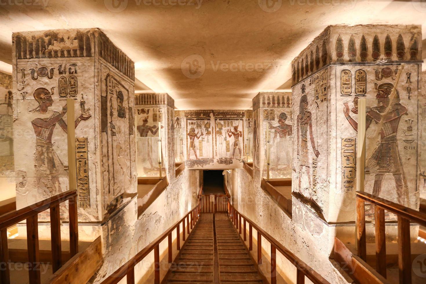 Tomb in Valley of the Kings, Luxor, Egypt photo