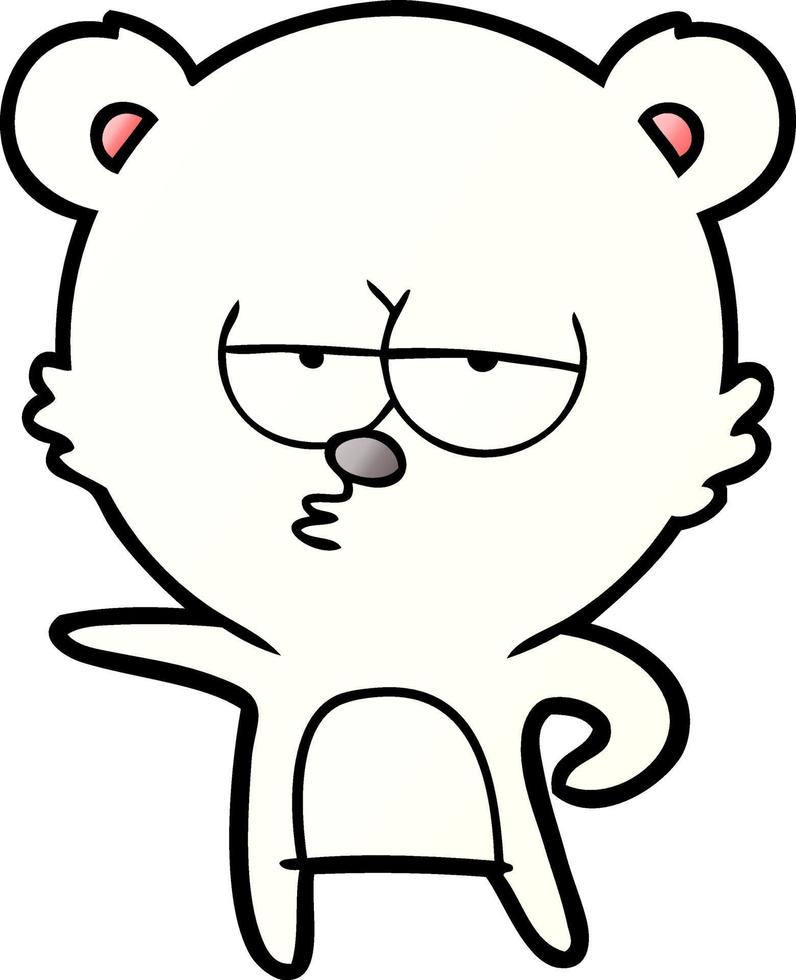 polar bear cartoon vector