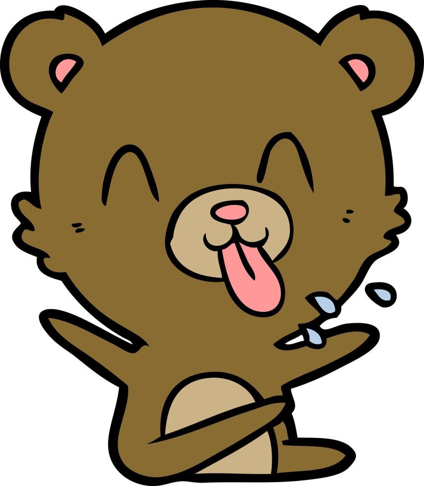 bear cartoon chraracter vector
