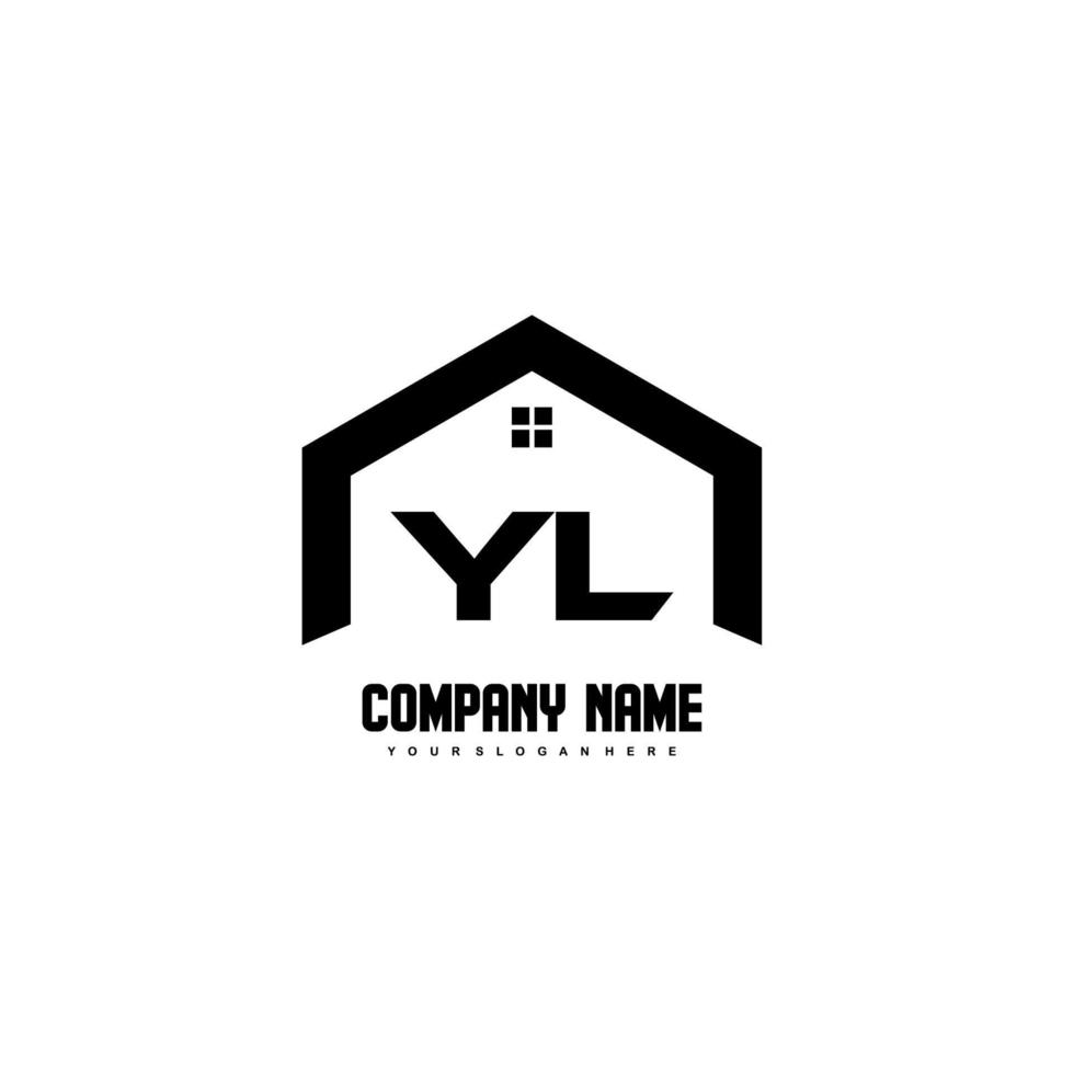 YL Initial Letters Logo design vector for construction, home, real ...