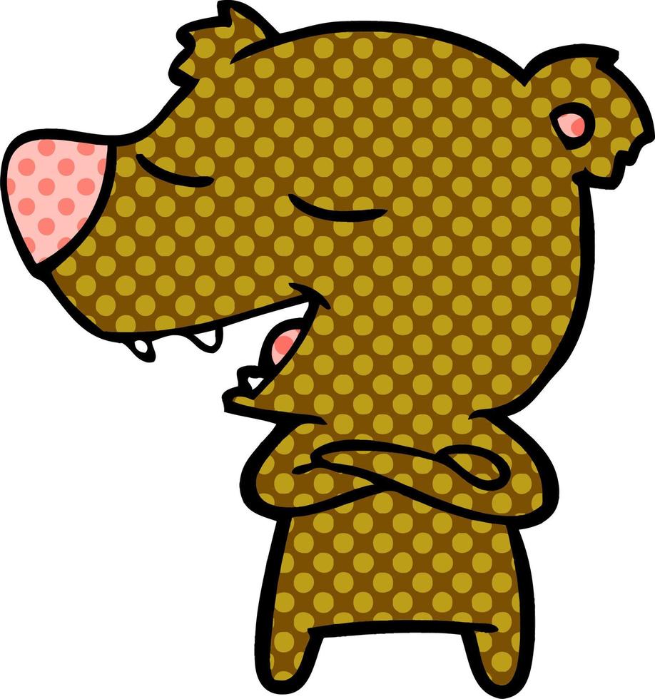 bear cartoon chraracter vector