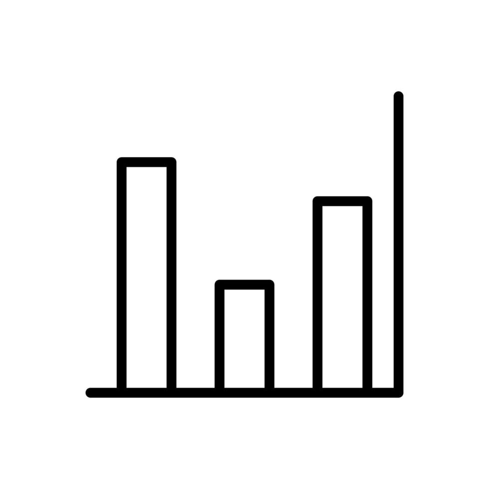 Chart icon vector design templates