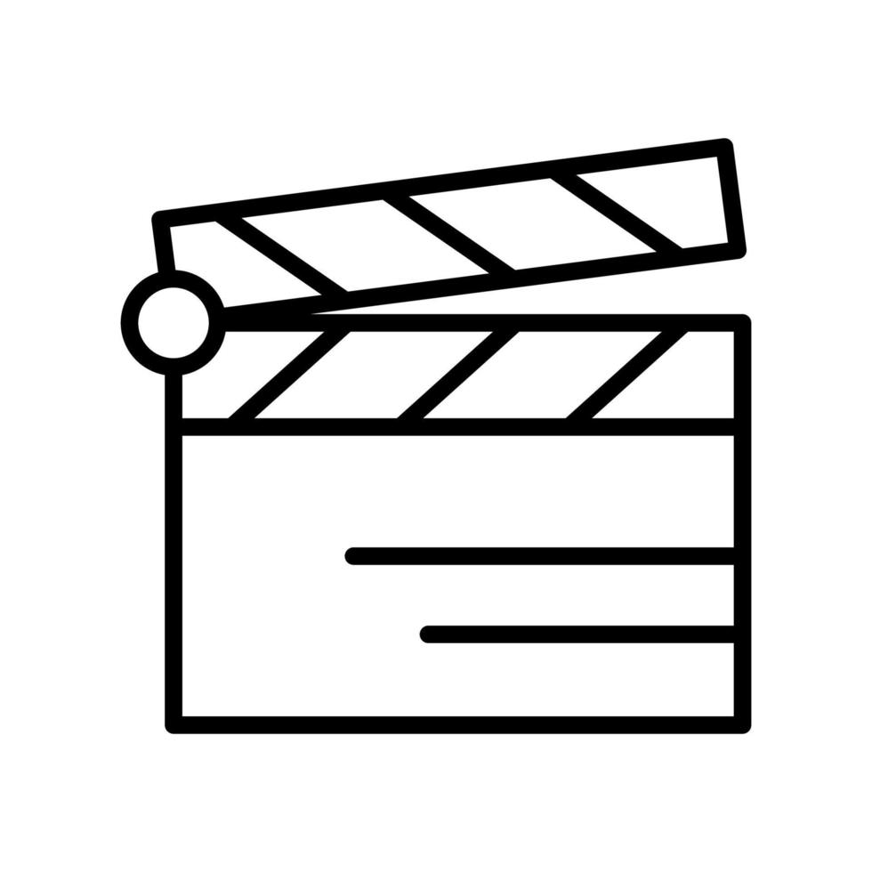 Clapper icon vector design templates