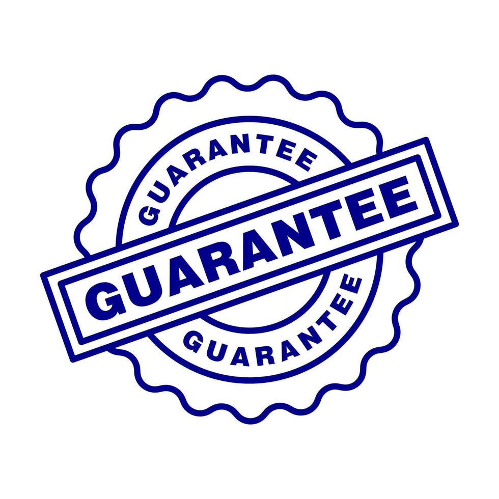 Guaranteed icon vector design templates