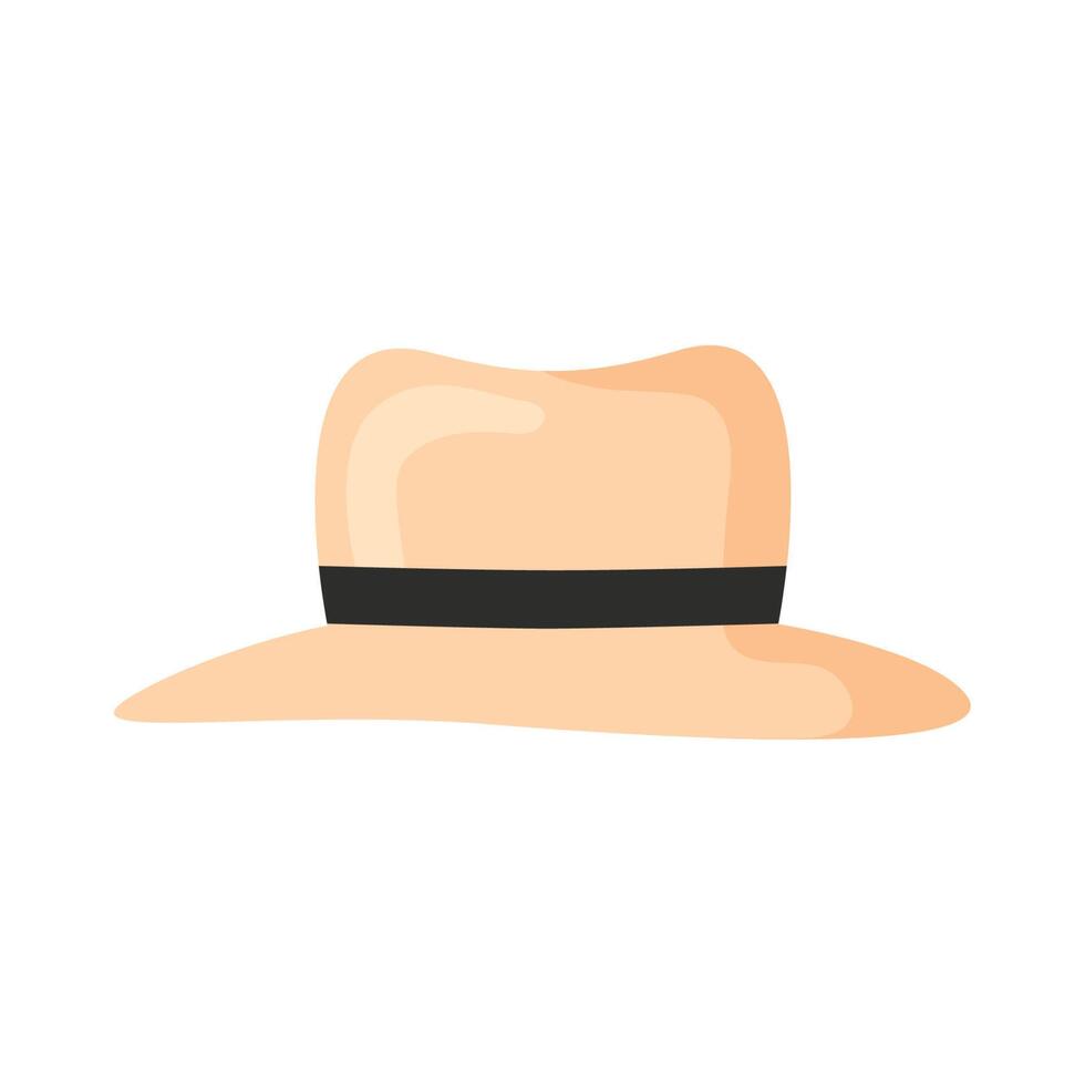 accesorio de sombrero de verano vector