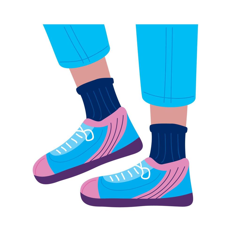 pretty sneakers icon vector