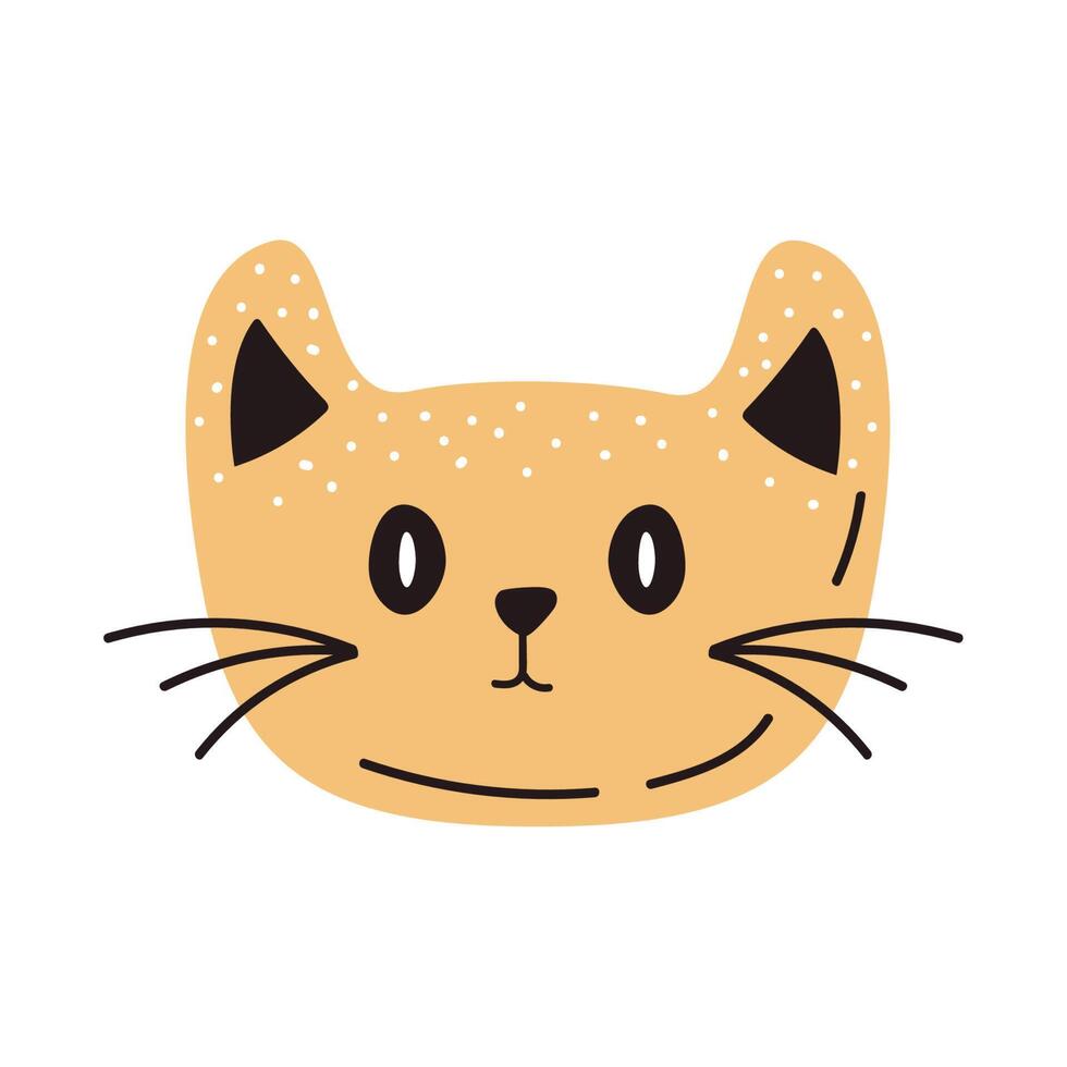 little cat cute vector