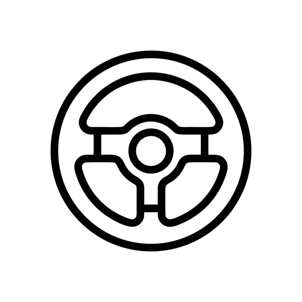 Steering wheel icon vector design templates