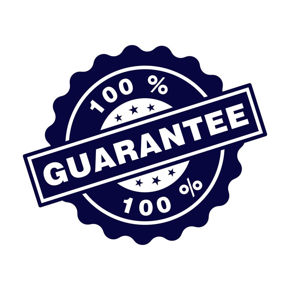 Guaranteed icon vector design templates