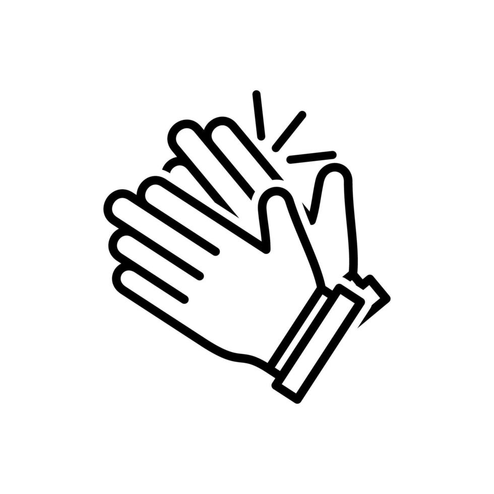Applause icon vector design templates