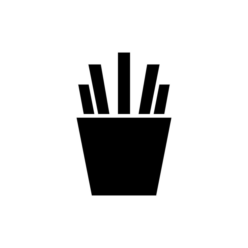 French fries icon vector design templates