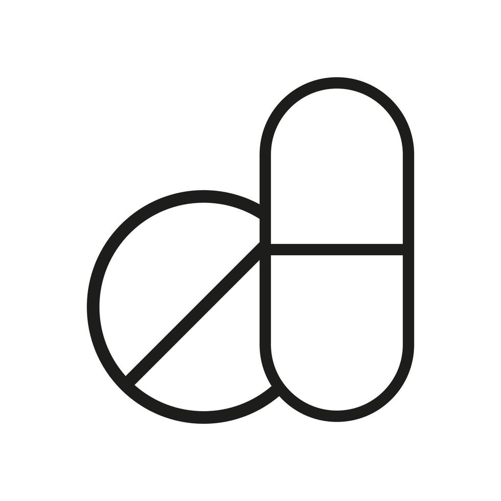 Pill icon vector design templates