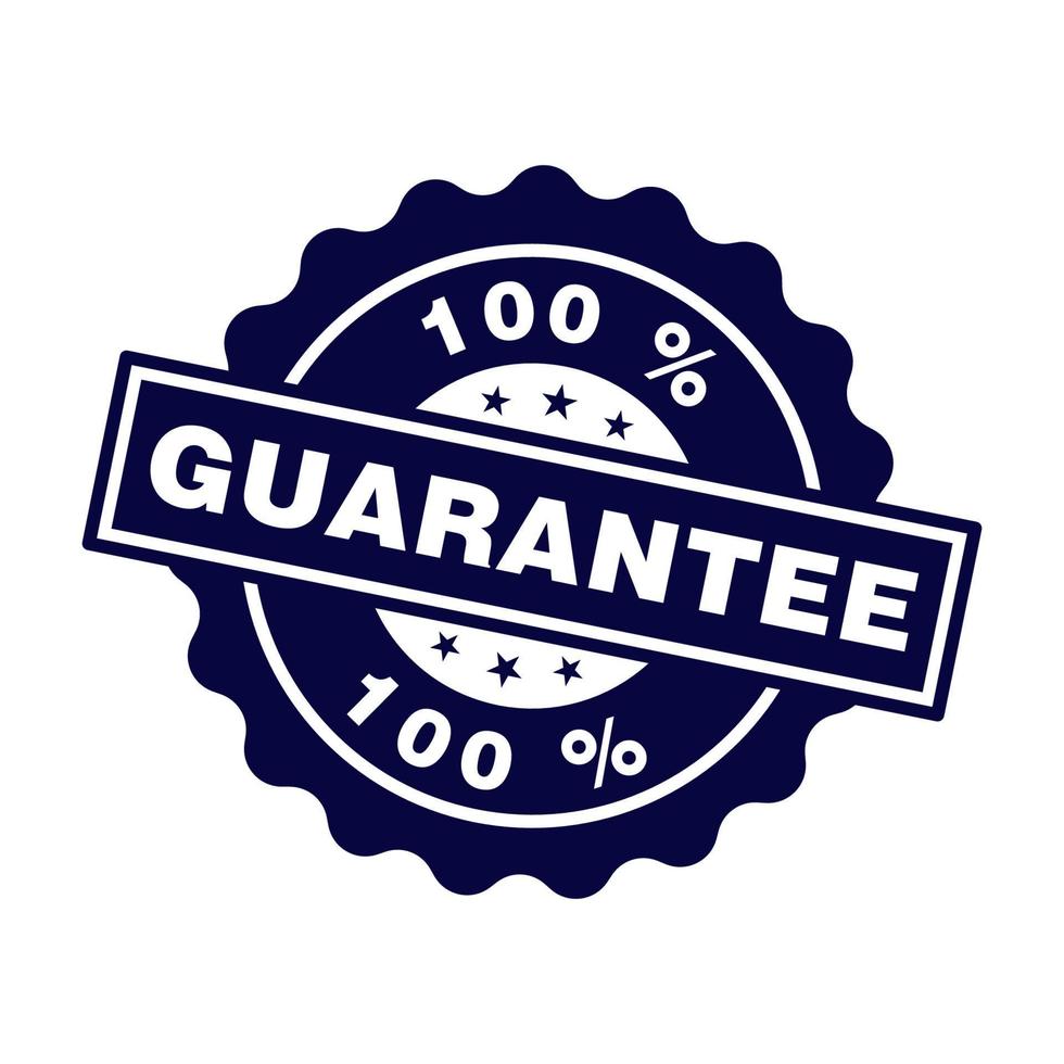 Guaranteed icon vector design templates