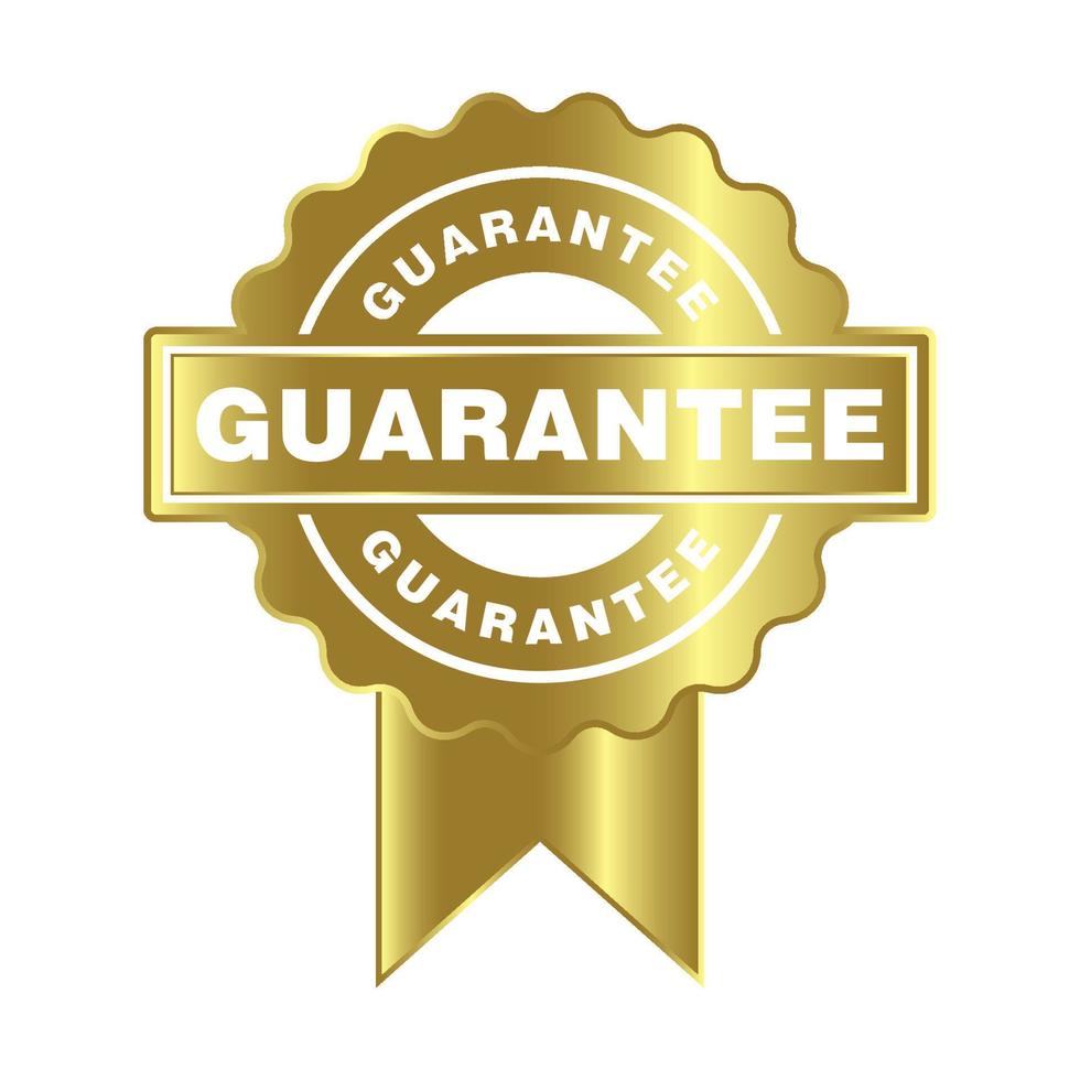 Guaranteed icon vector design templates