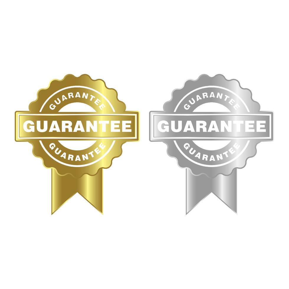 Guaranteed icon vector design templates