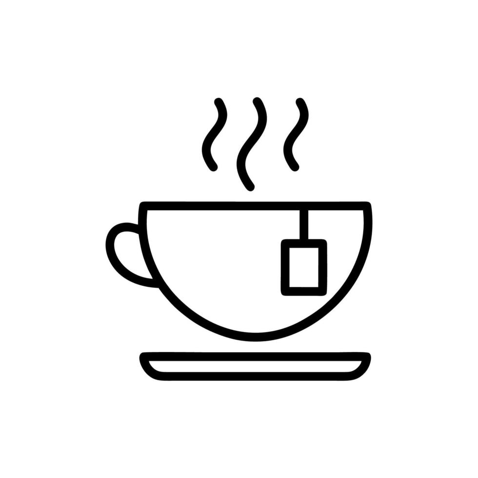 plantillas de diseño de vectores de iconos de té