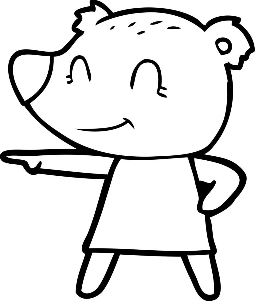 female bear cartoon vector