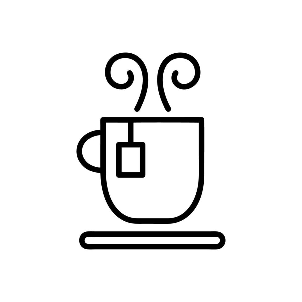plantillas de diseño de vectores de iconos de té