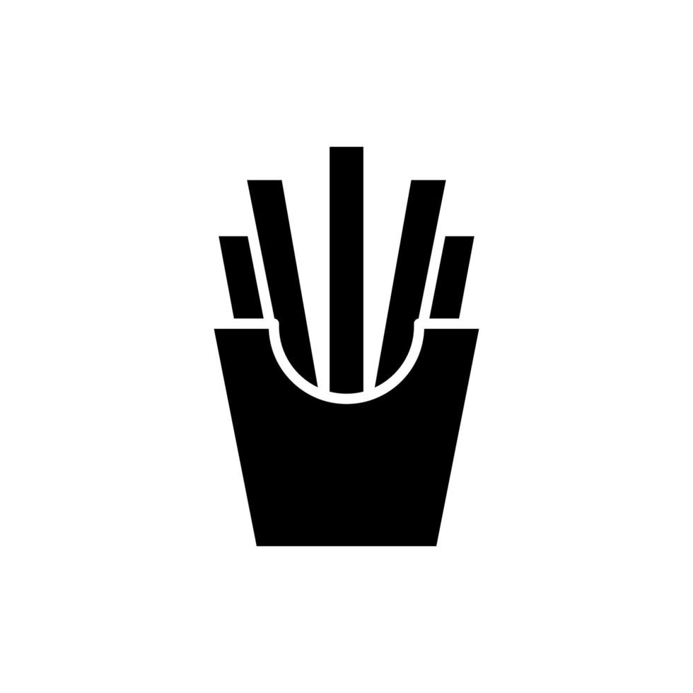 French fries icon vector design templates