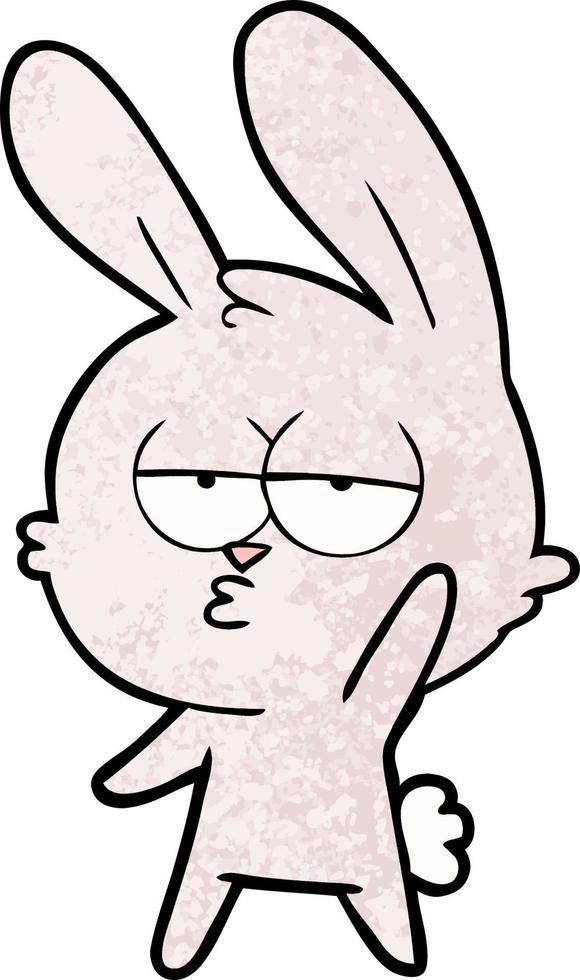cute cartoon rabbit vector