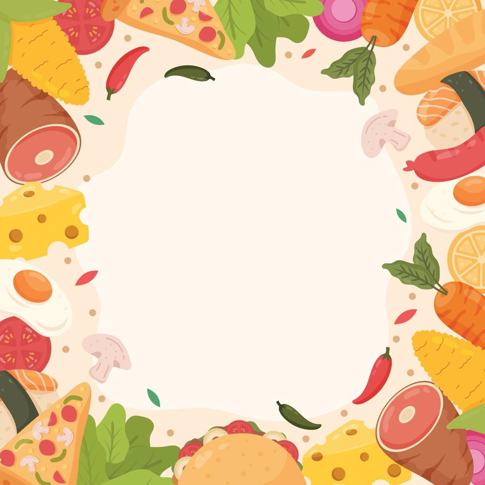 World Food Day Background vector