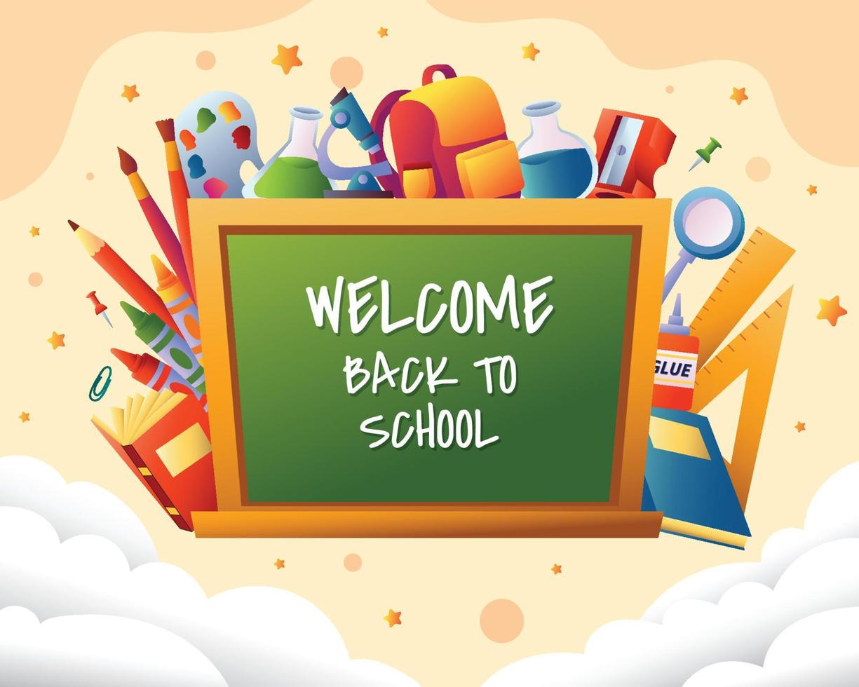 Back to School Concept vector