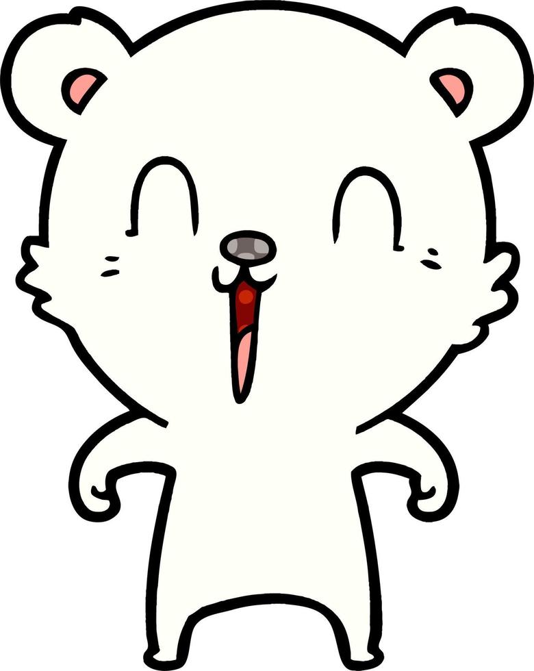 polar bear cartoon vector