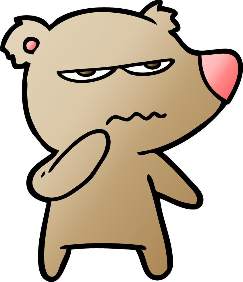 bear cartoon chraracter vector