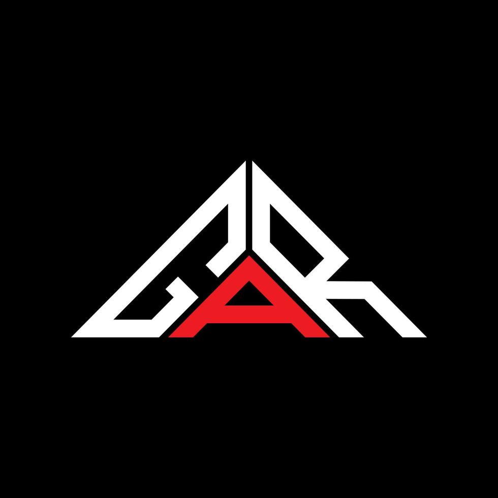 GAR letter logo creative design with vector graphic, GAR simple and