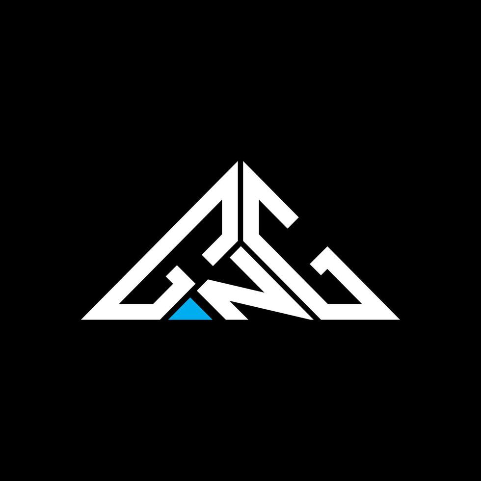 GNG letter logo creative design with vector graphic, GNG simple and