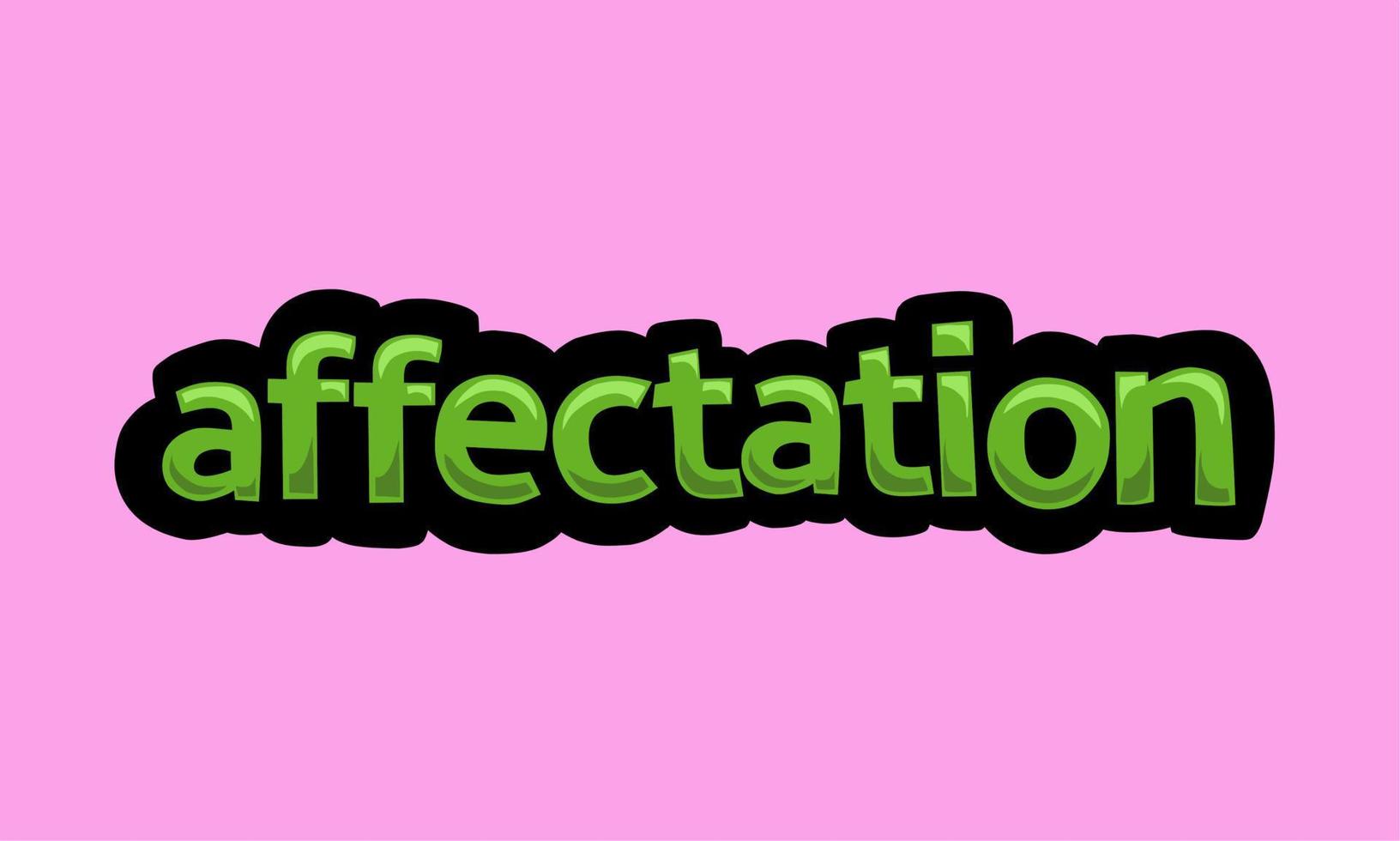 AFFECTION writing vector design on a pink background