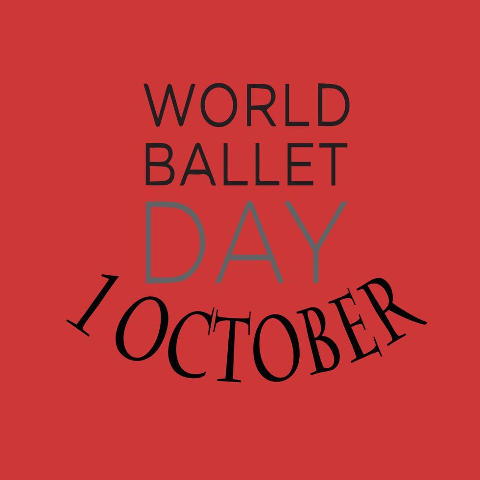 Illustrations made for the International Ballet Day that takes place on October 1, 2022. These designs are made in a black pattern vector