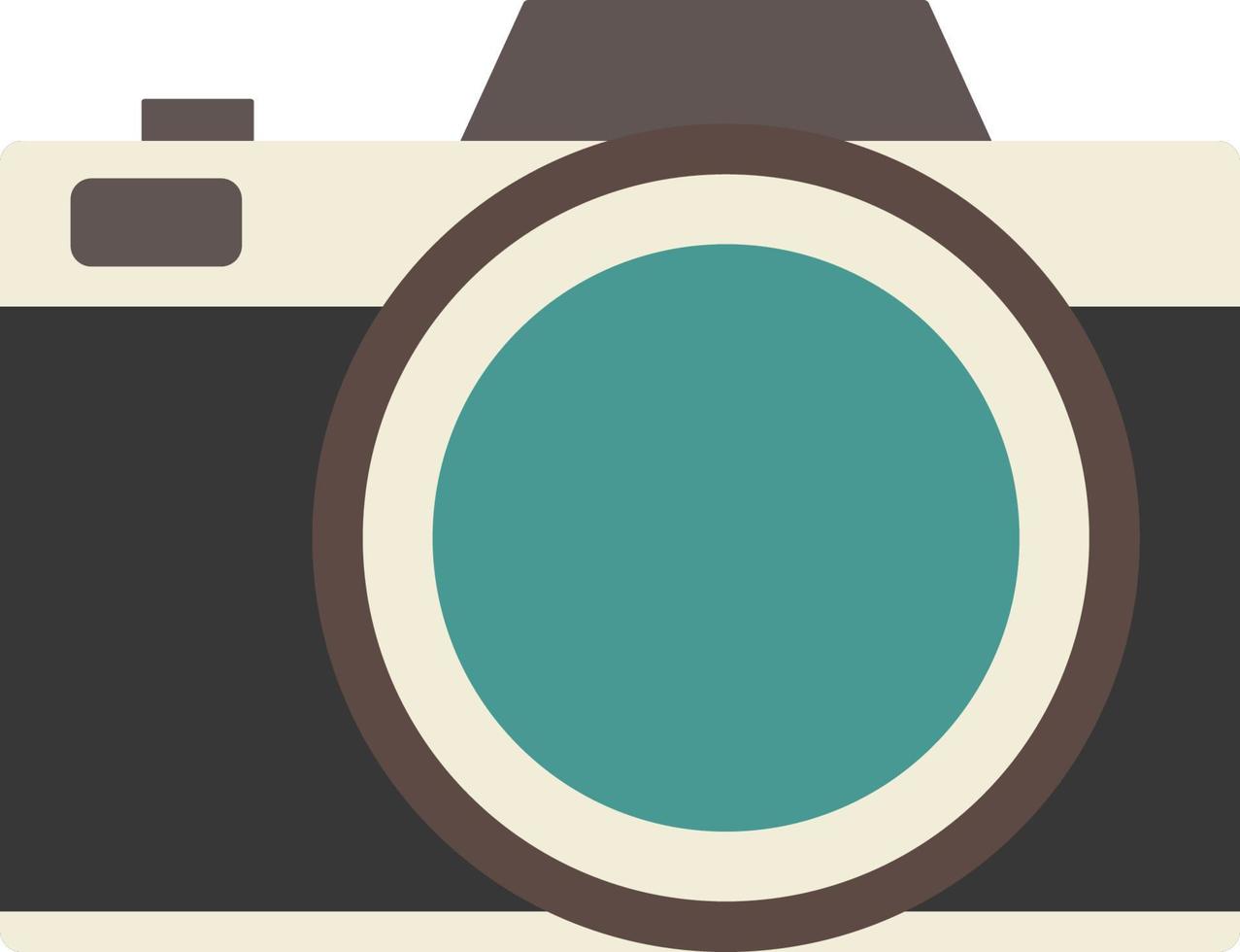 Camera icon, retro illustration vector