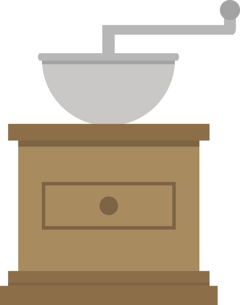 Coffee grinder icon, flat illustration vector