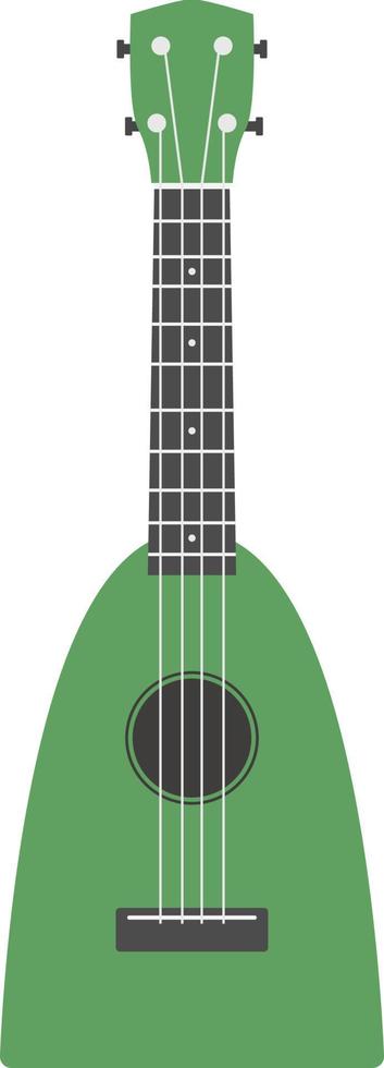 icono de ukelele, ilustración plana vector