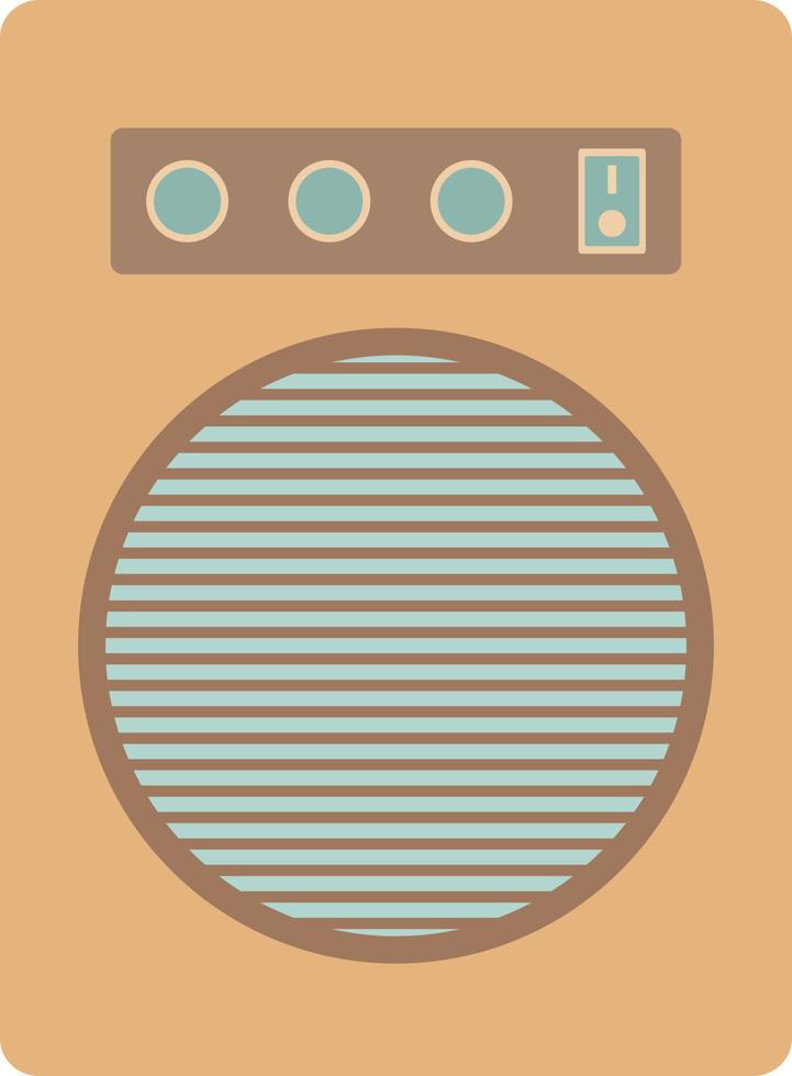 icono de altavoz, ilustración plana vector