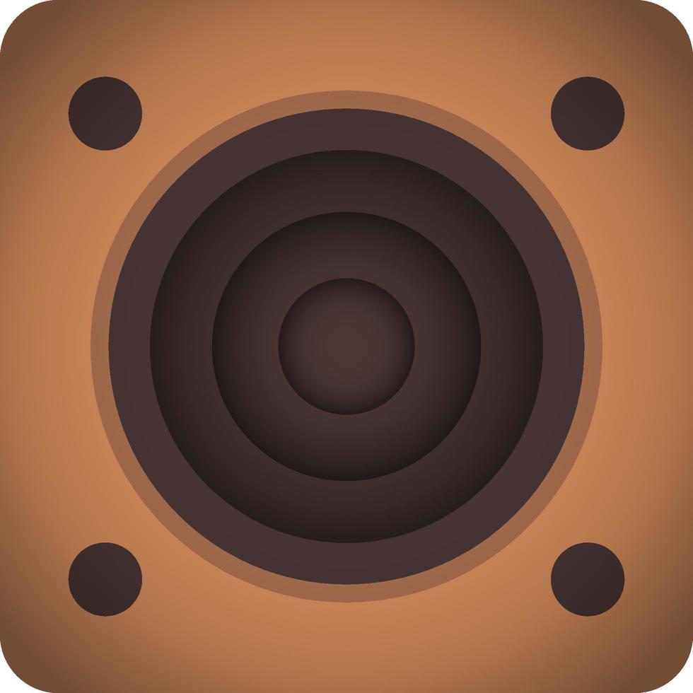 Loudspeaker icon, flat illustration vector